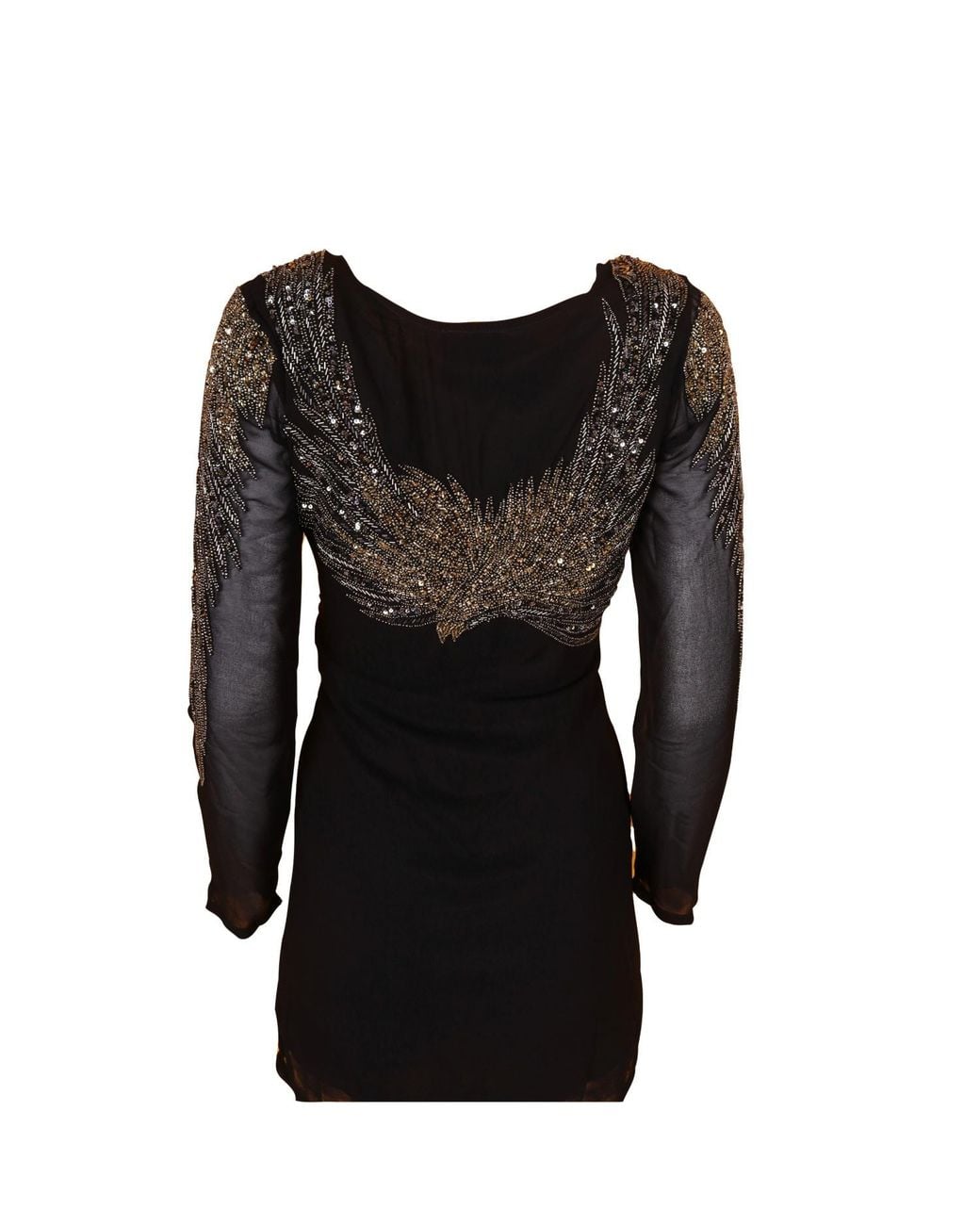 Any Old Iron Black Golden Eagle Has Landed Dress