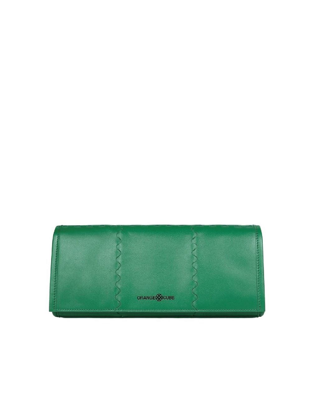 Orange Cube Green Mosaic Shoulder Bag