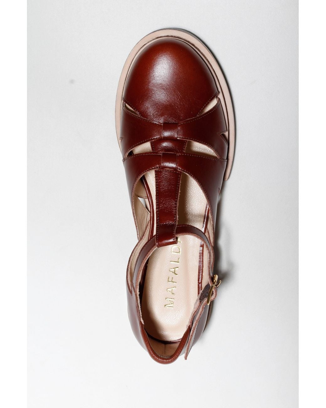 Mafalda Red Maite Fisherman Sandals