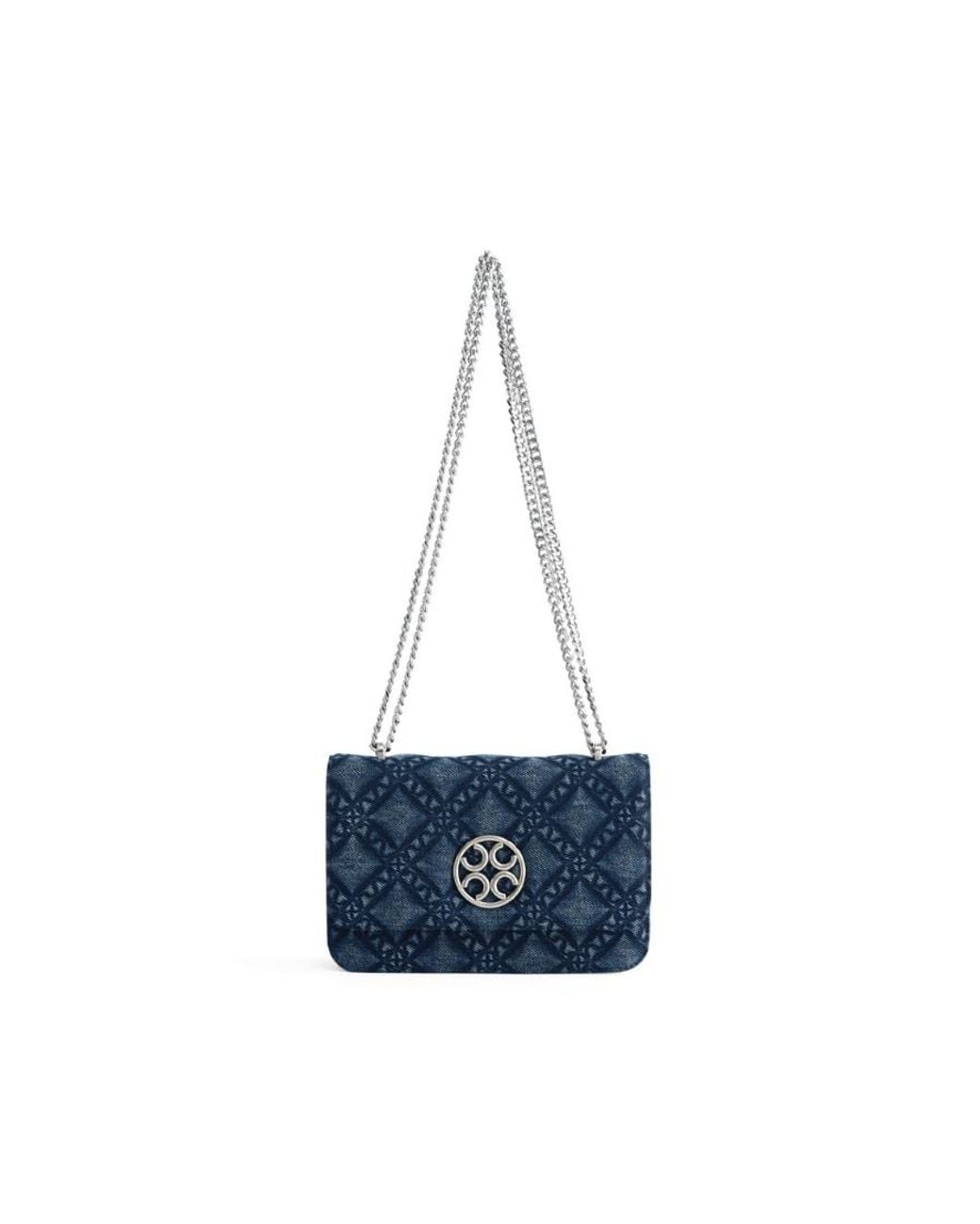 Orange Cube Blue Mosaic Urban Crossbody Bag