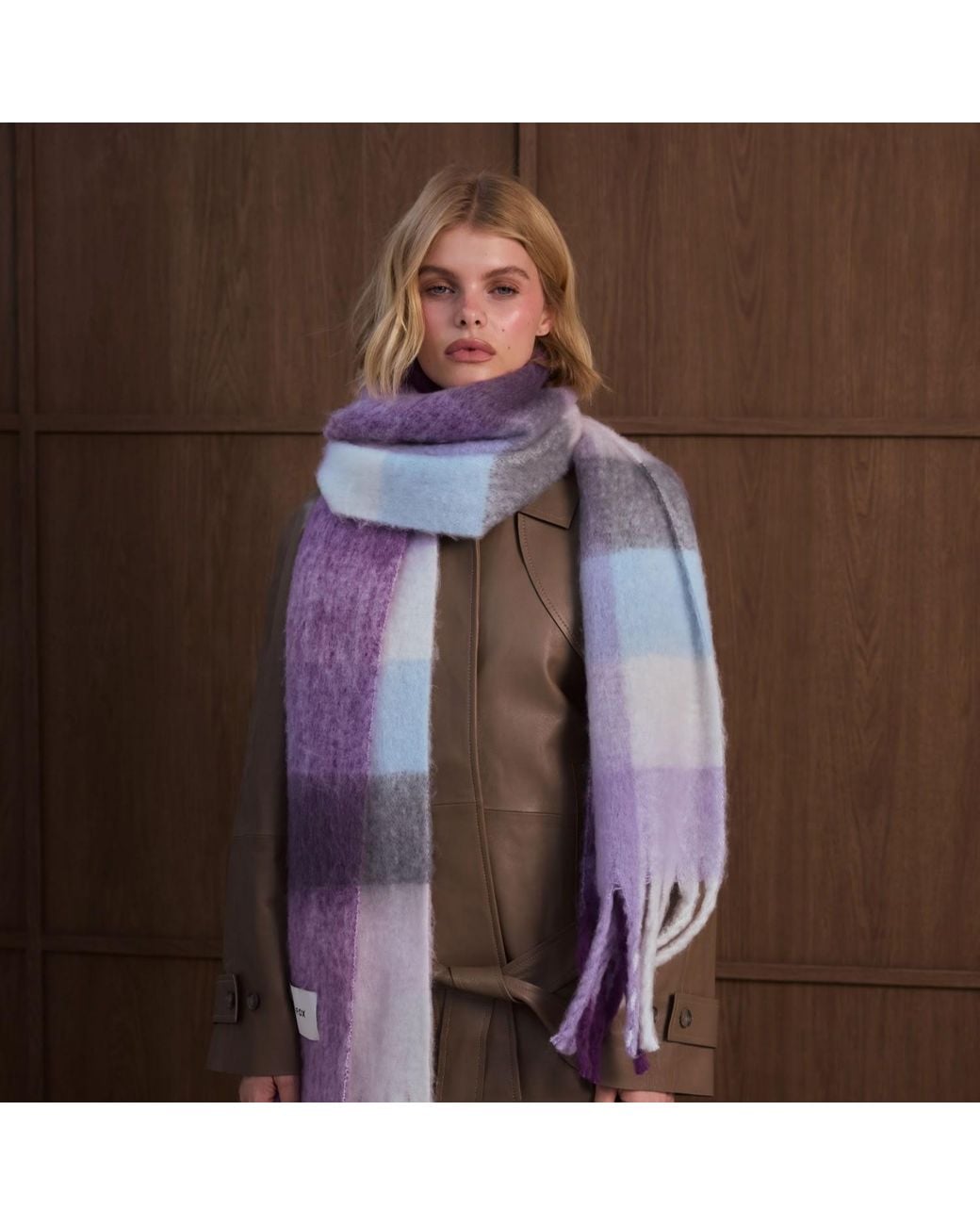 Arctic Fox & Co. Purple The Reykjavik Scarf