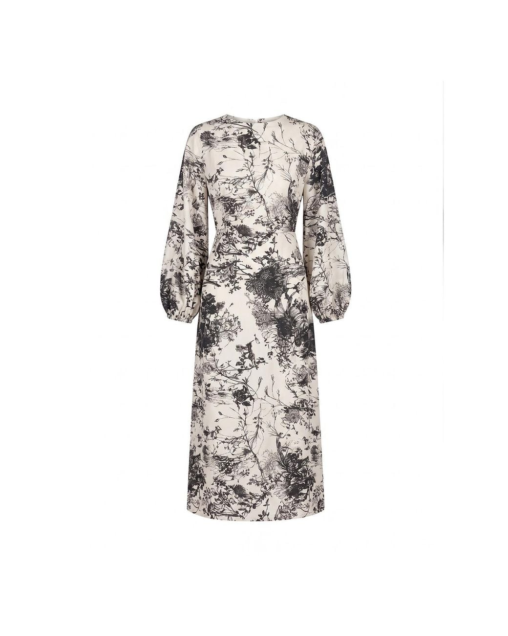 Tantra Spain Sl White Long Dress With A Geometric Print, Round Neckline, And Straps