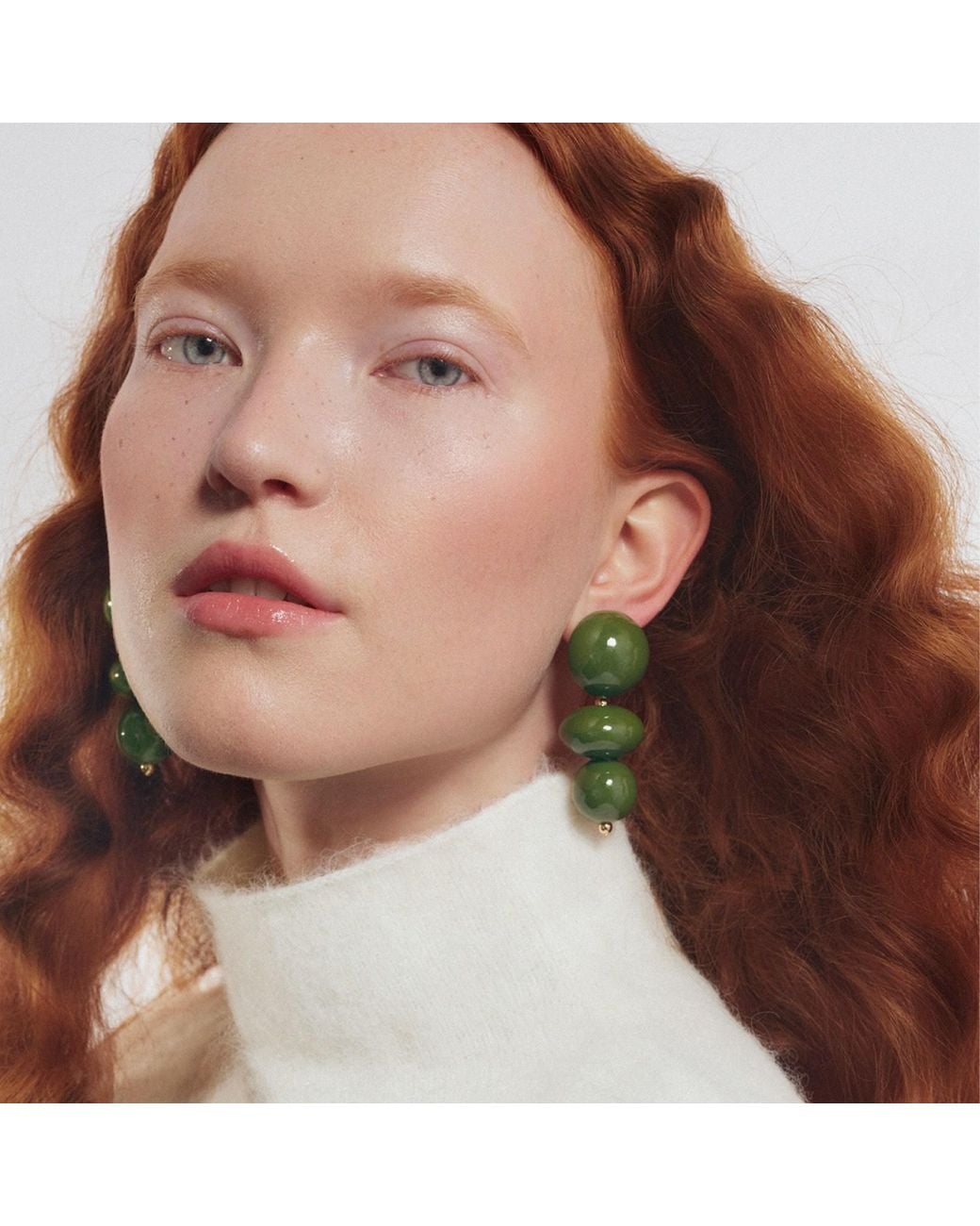 Saule Label Green Nola Earrings