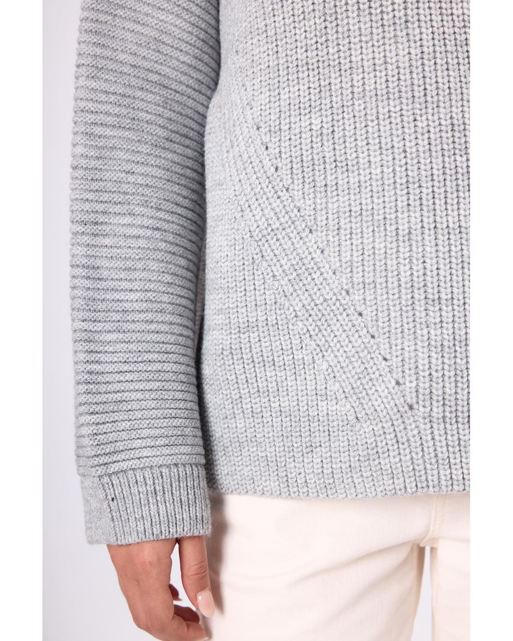 Peraluna Gray Nikita Thessaloniki Knit Pullover