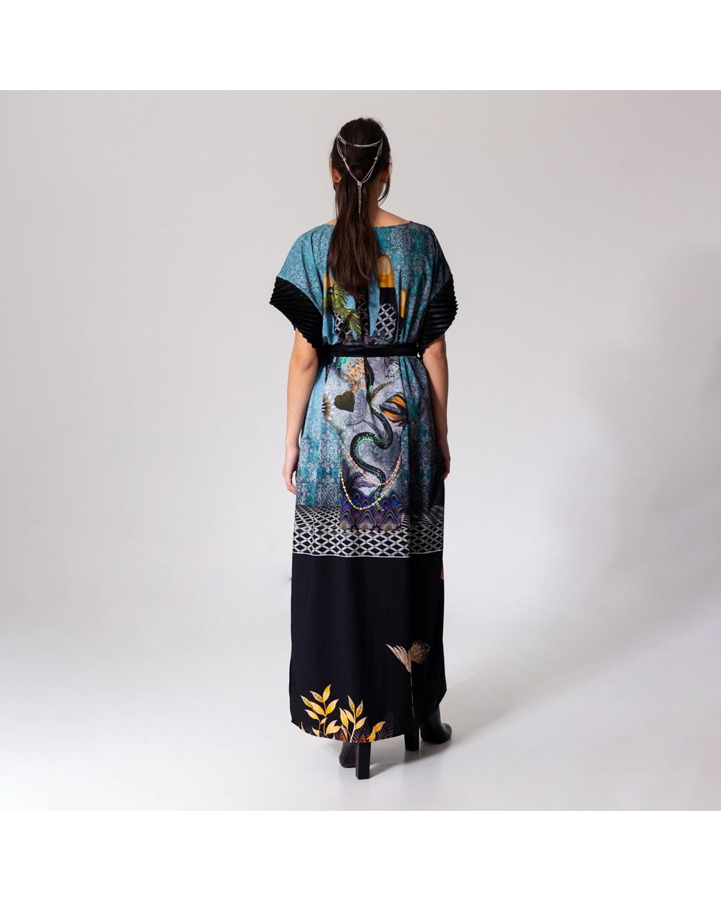 ARTISTA Blue Fortune Long Dress