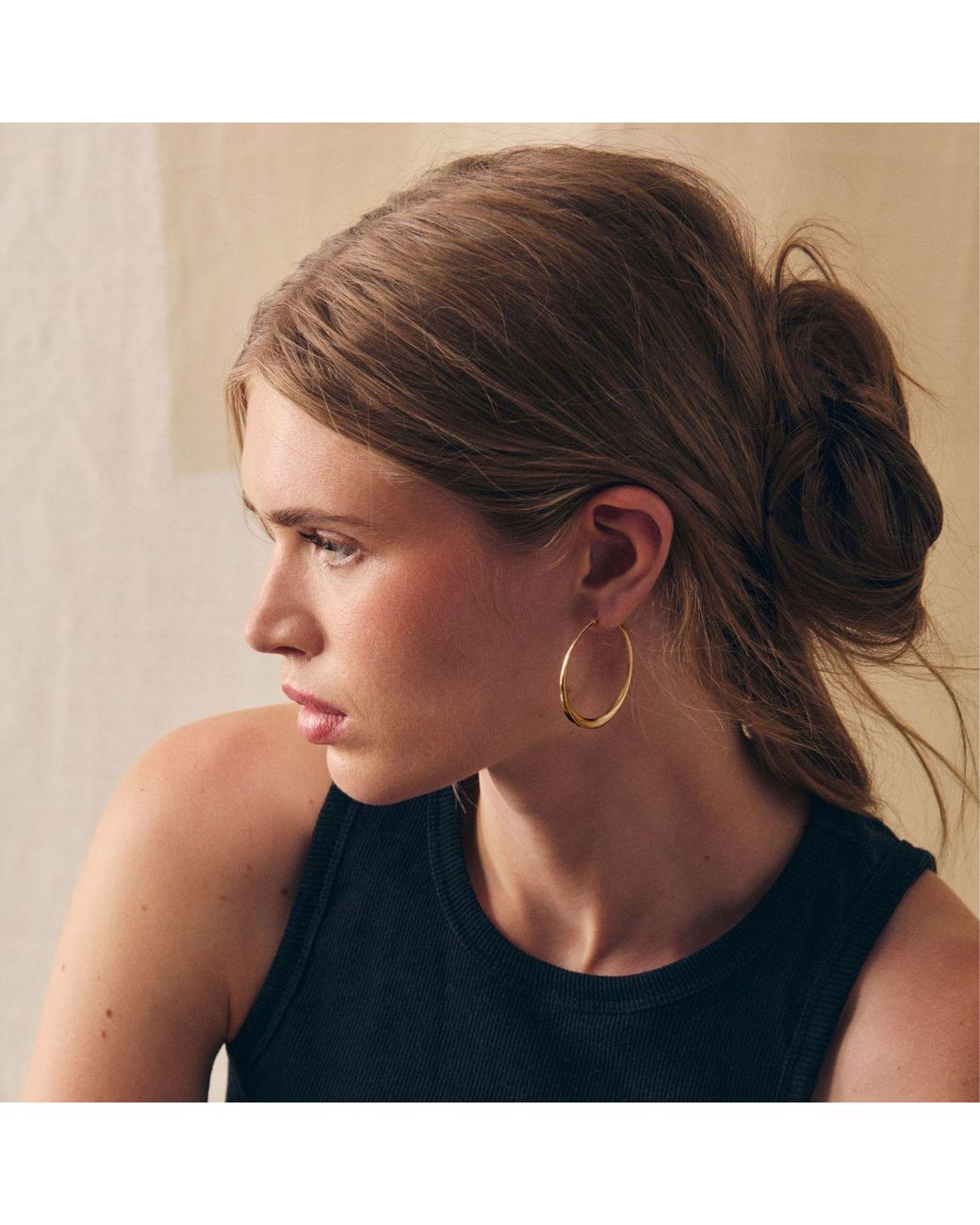 Dinny Hall Metallic Signature Medium Tapering Click Hoops