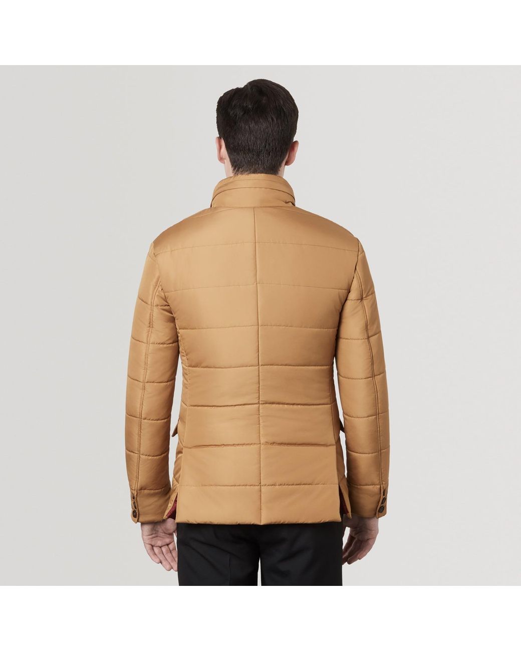 SEREN LONDON Yellow Puffer Suit Jacket for men