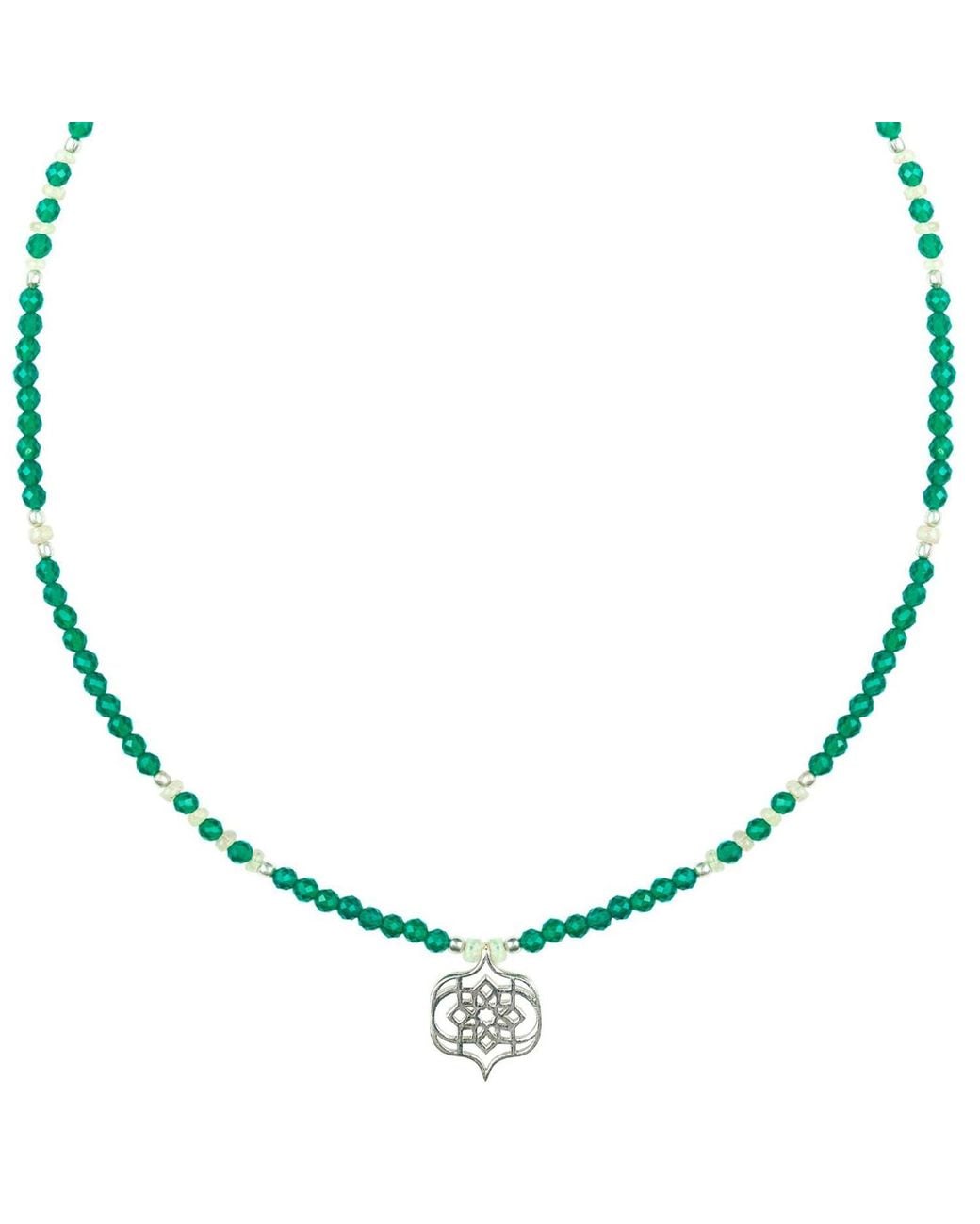 Charlotte's Web Jewellery Green Sevilla Dream Beaded Necklace