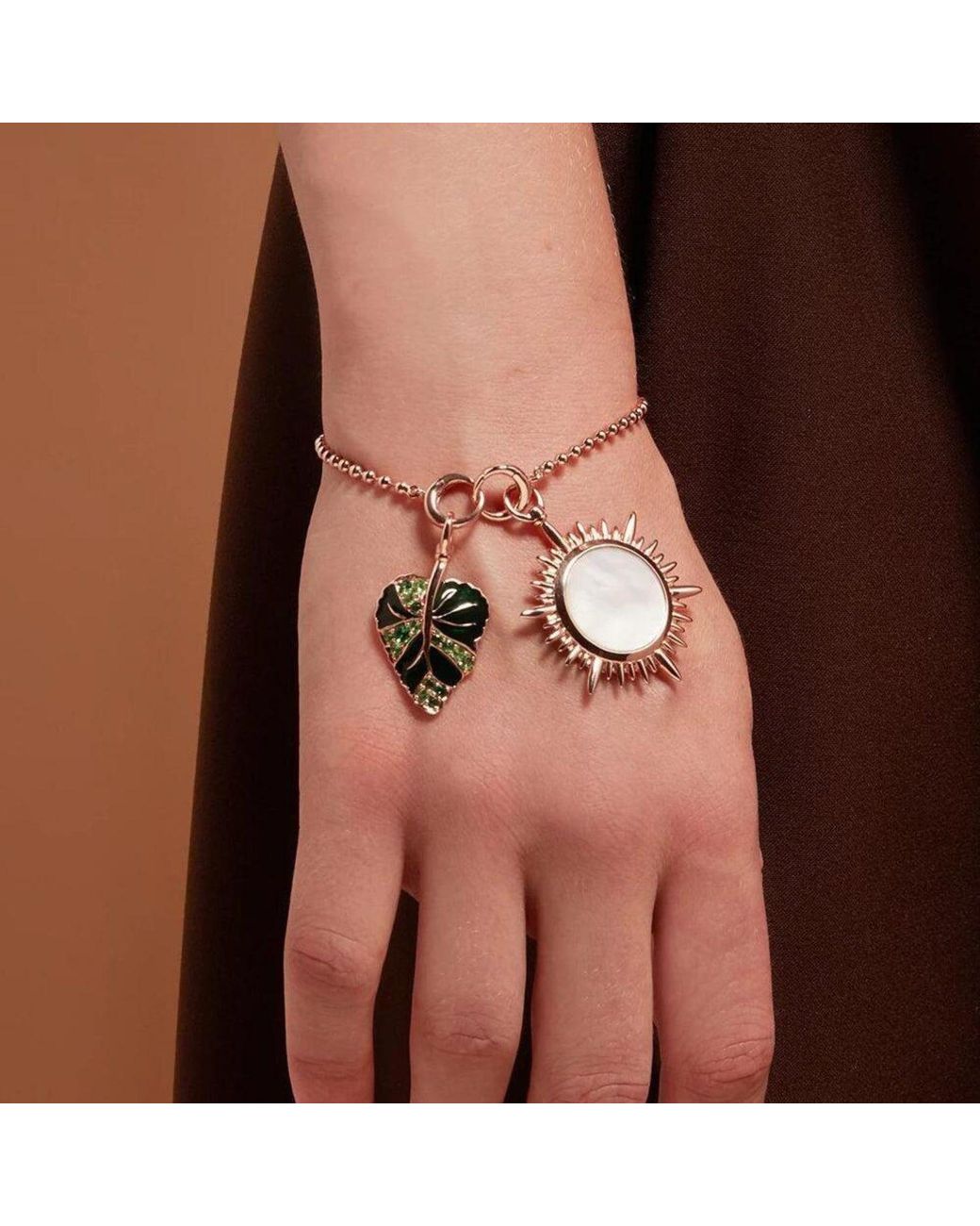 Onia Metallic Baby Sphere Bracelet