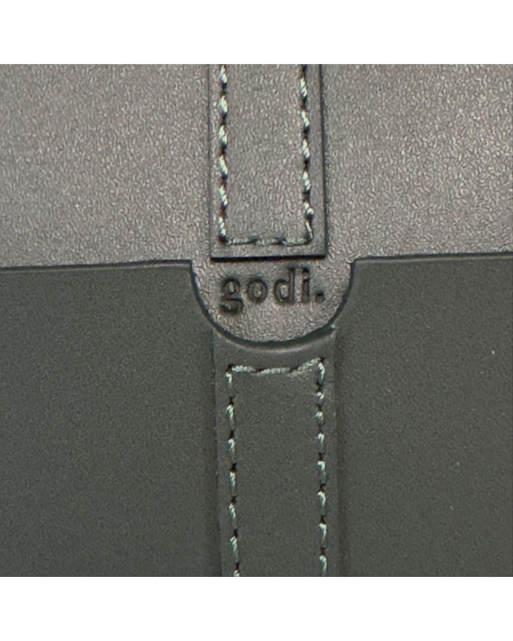godi. Black The Roon Top Handle Leather Bag