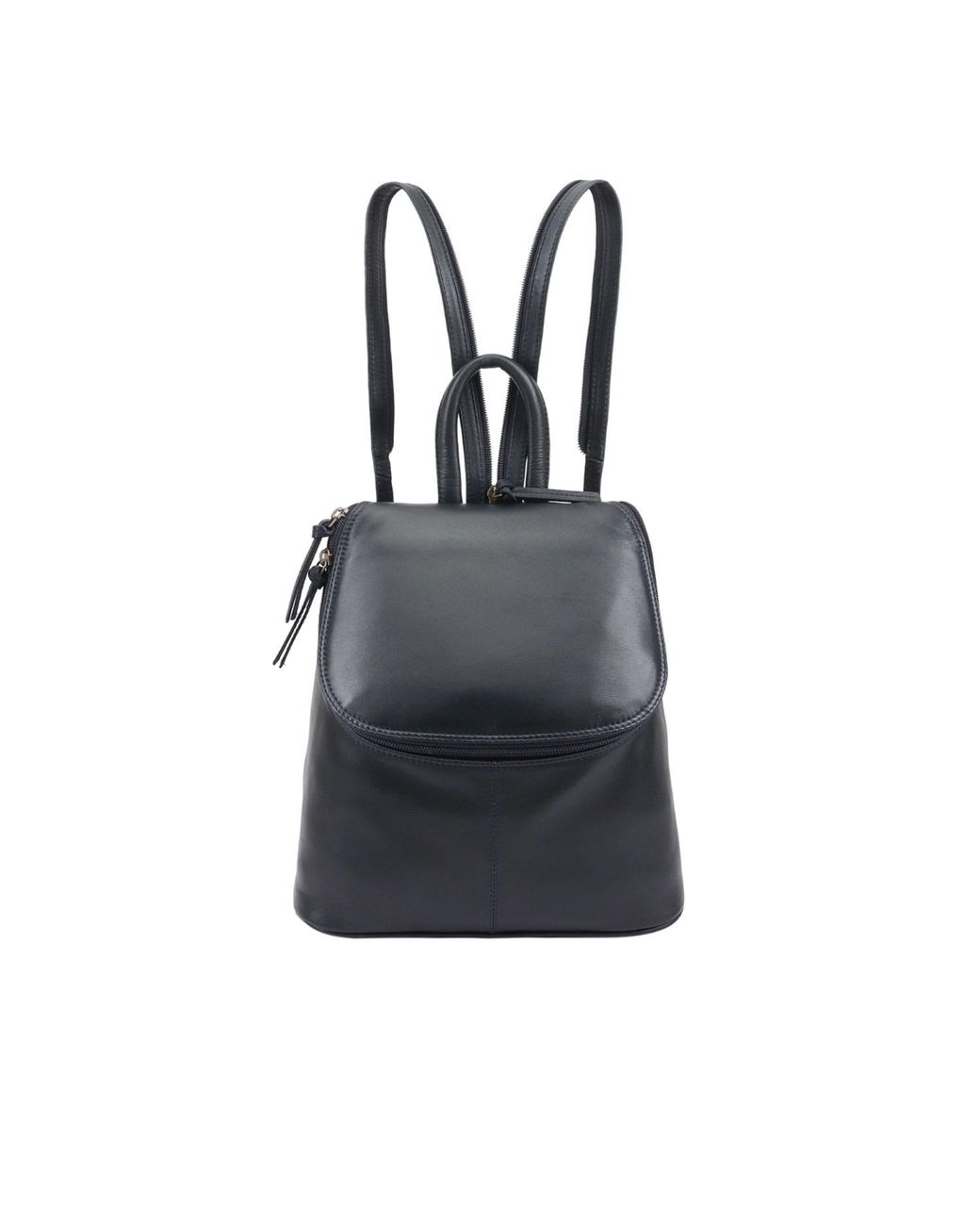 Lloyd Baker Black Padma Leather Backpack