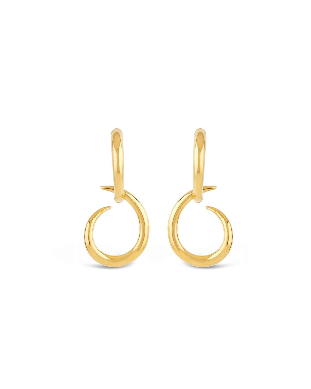 Dinny Hall Metallic Toro Drop Hoops