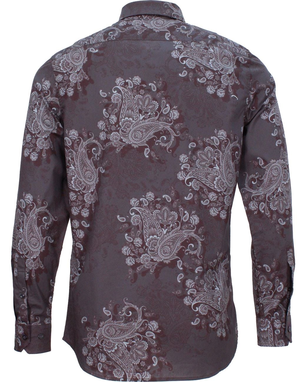 Lords of Harlech Blue Norman Random Paisley Shirt for men