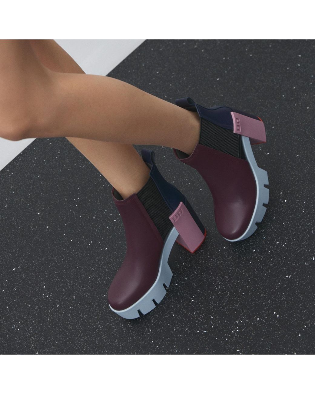 United Nude Purple Grip Chelsea Mid Iv
