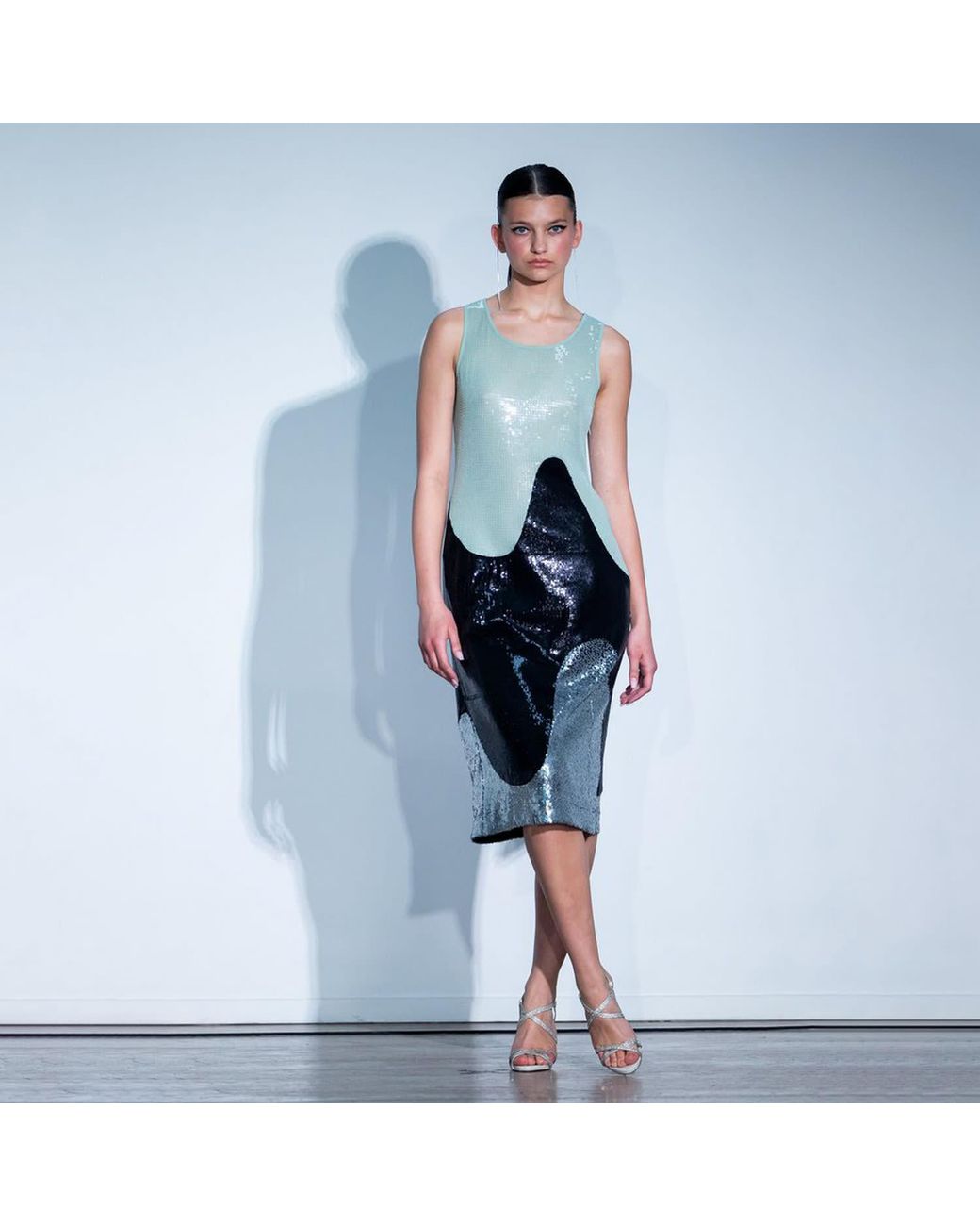 Laura Daili Multicolor Glass Flow Dress