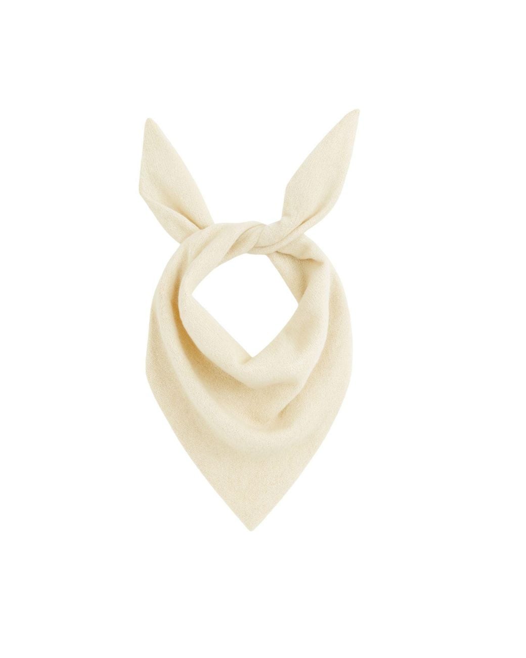 My Little Nature Natural Neutrals Wool & Cloud Triangle Cashmere Skinny Scarf