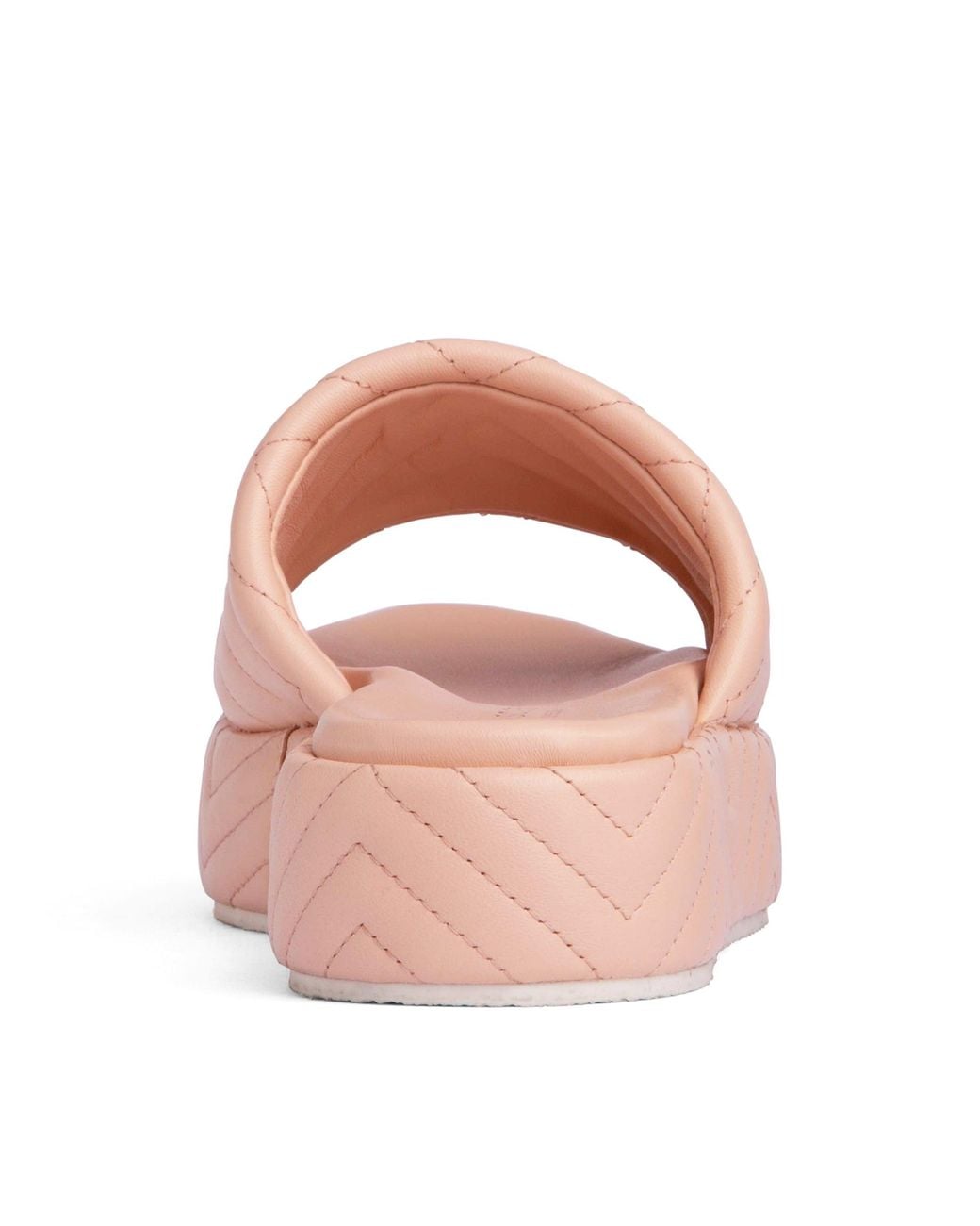 Beautiisoles by Robyn Shreiber Made in Italy Pink Neutrals Deedee Baby Comfortable Wedge Platform Sandal For Work & Beach Or Pool Leather Slide