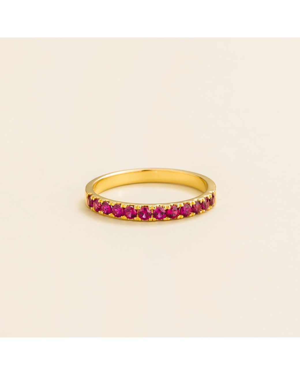Juvetti Multicolor Salto Ring Set With Ruby