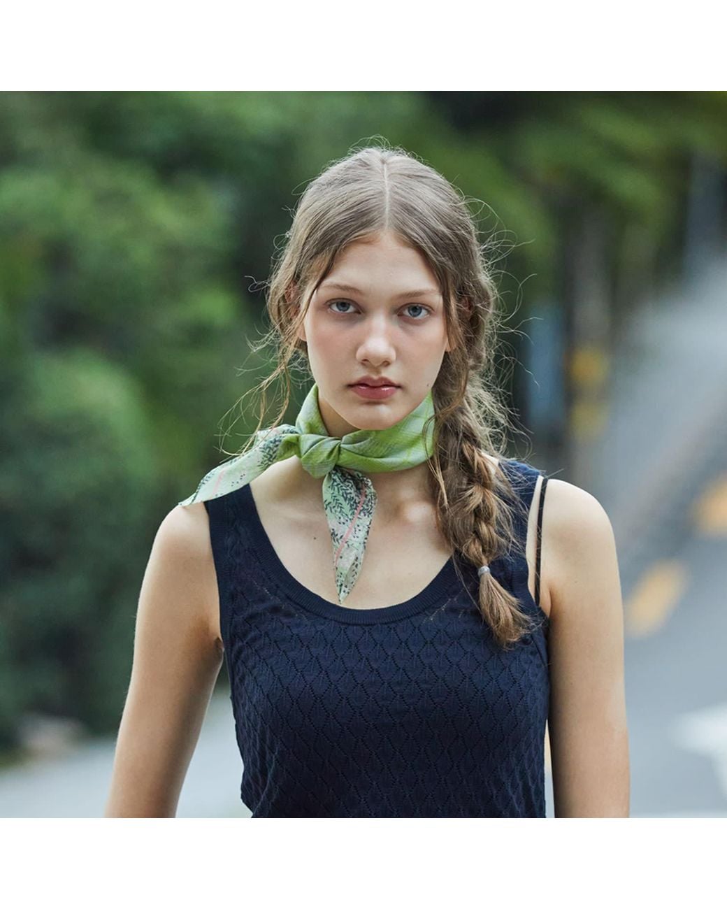Ana Maison Green The Scent Of Bom Handkerchief