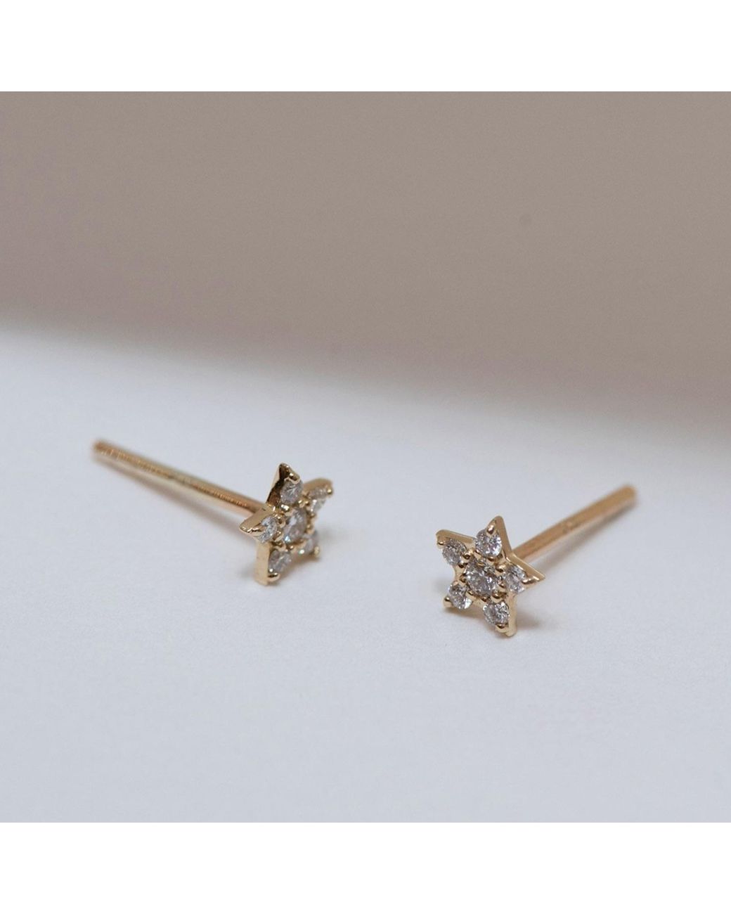 Zoe & Morgan Metallic Alcyone Diamond Stud Single