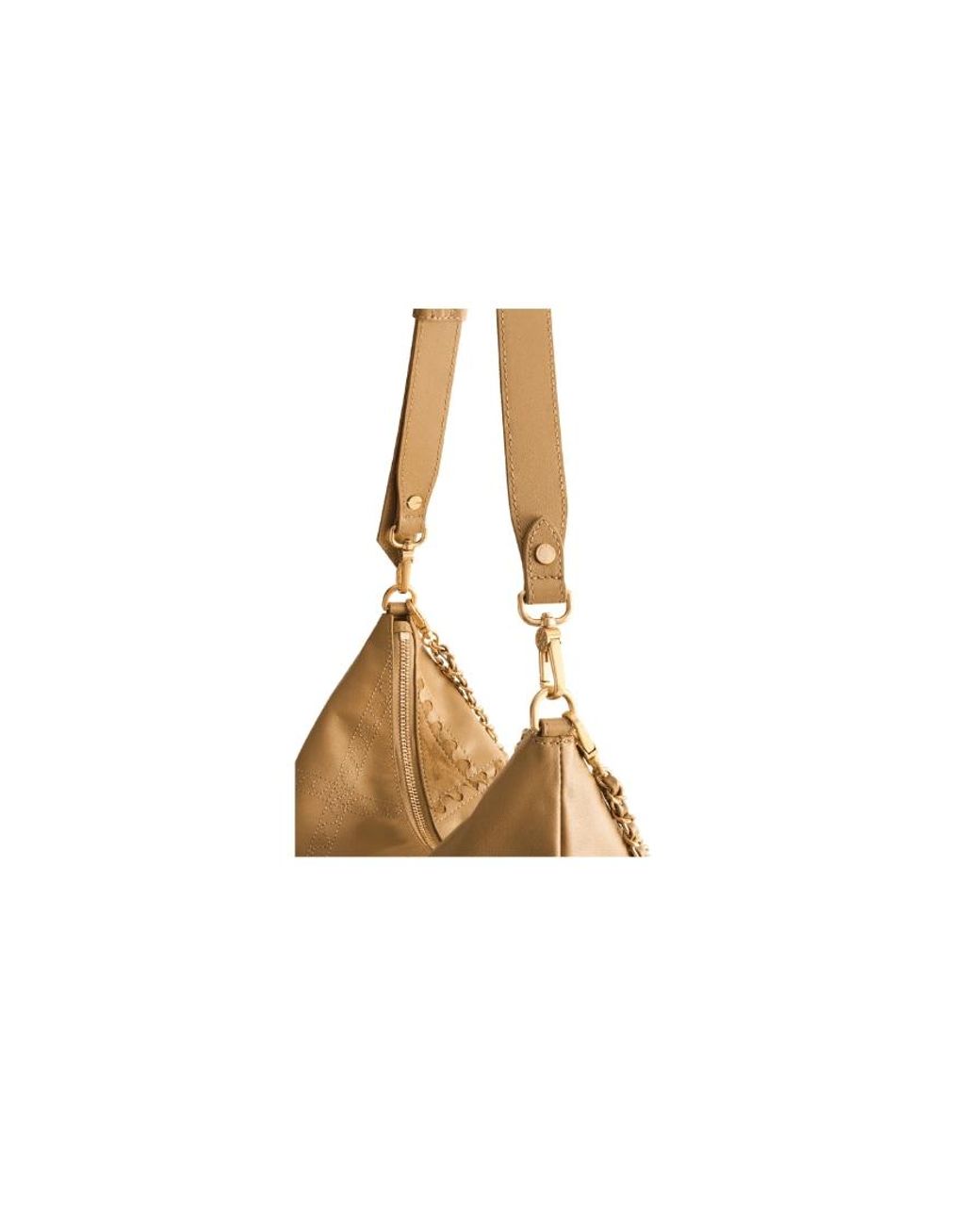 Orange Cube Metallic Metropolitan Crossbody Bag