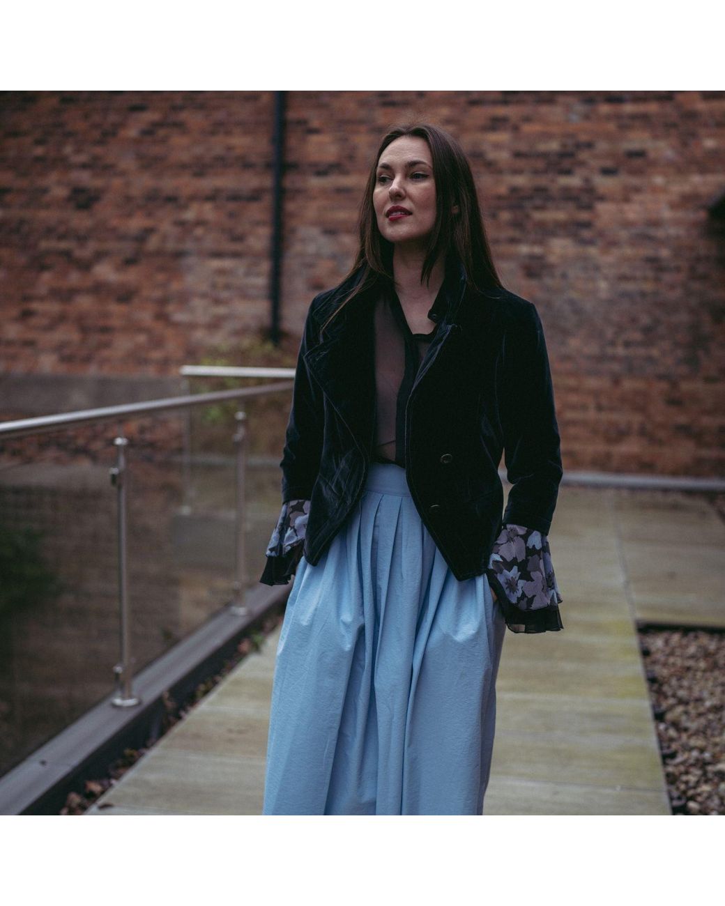 BEIRA Black Elena Jacket Velvet