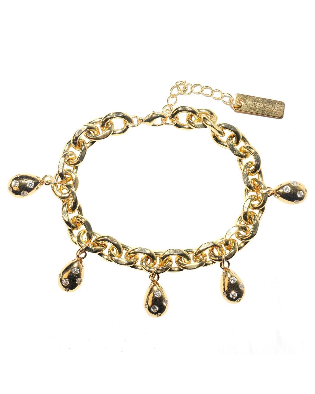 Studio Baloge Metallic Goutte D Or Bracelet