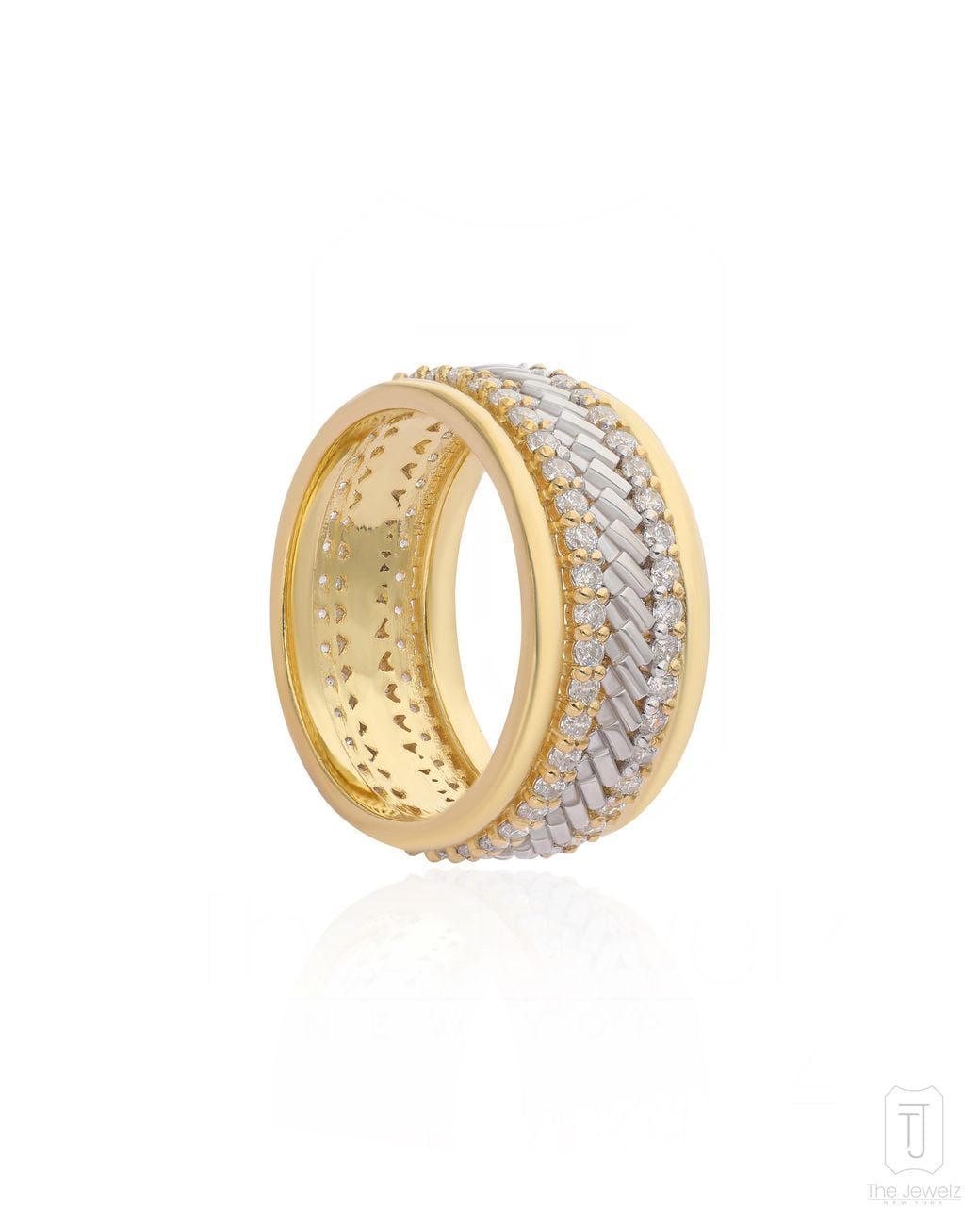 The Jewelz Metallic Keep Me Twisted Band Ring