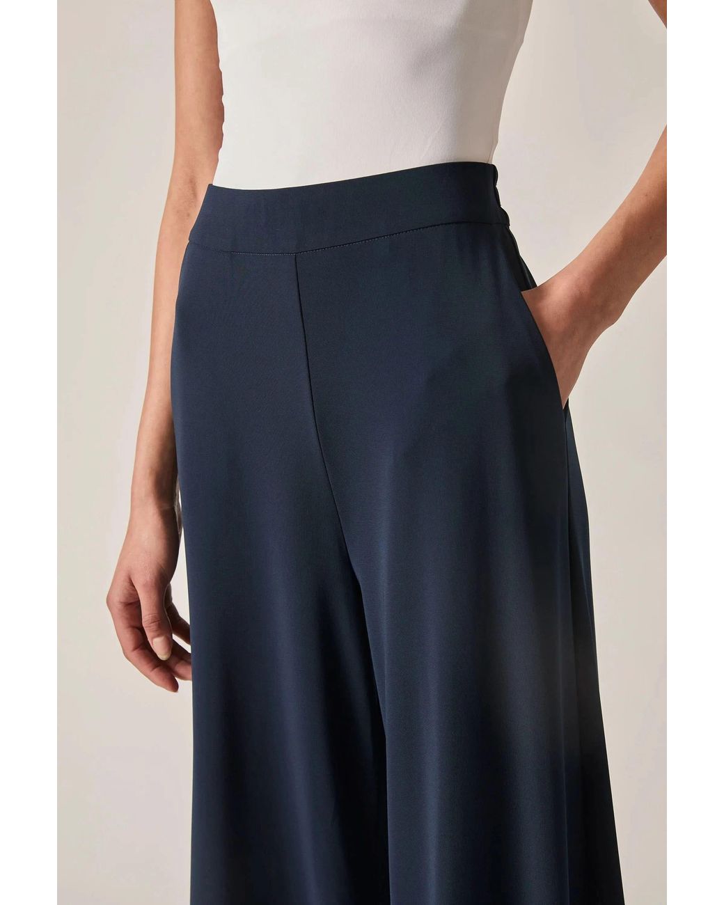 James Lakeland Blue Palazzo Pants
