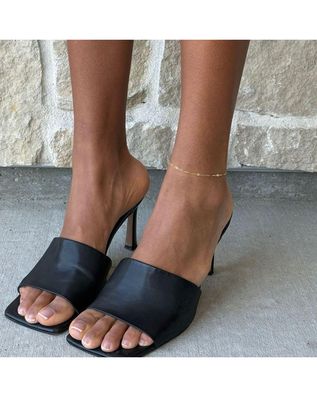 SET & STONES Metallic Ezra Anklet