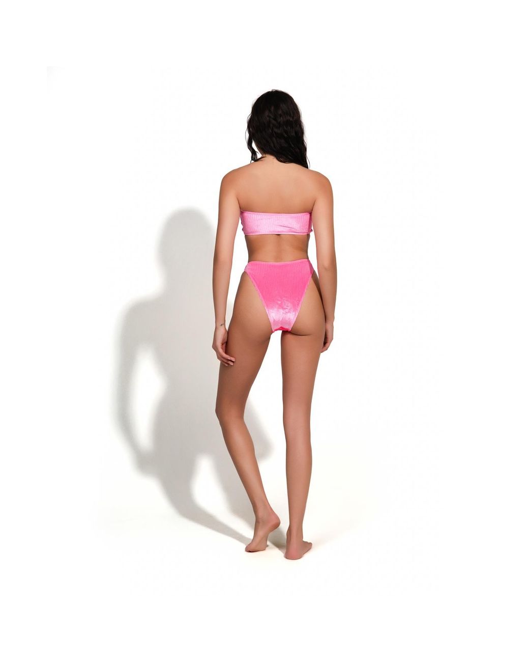 Maison Tangerine Purple Santorini Velvet Swimsuit Barbie Bikini