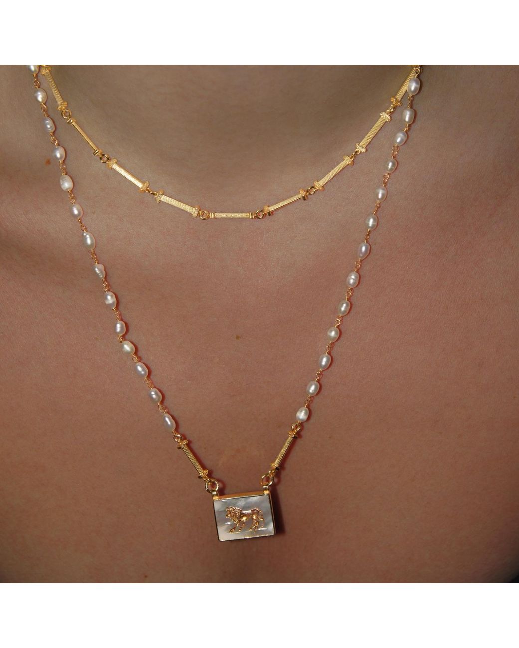 Ece London Metallic The Aslan Iii Necklace