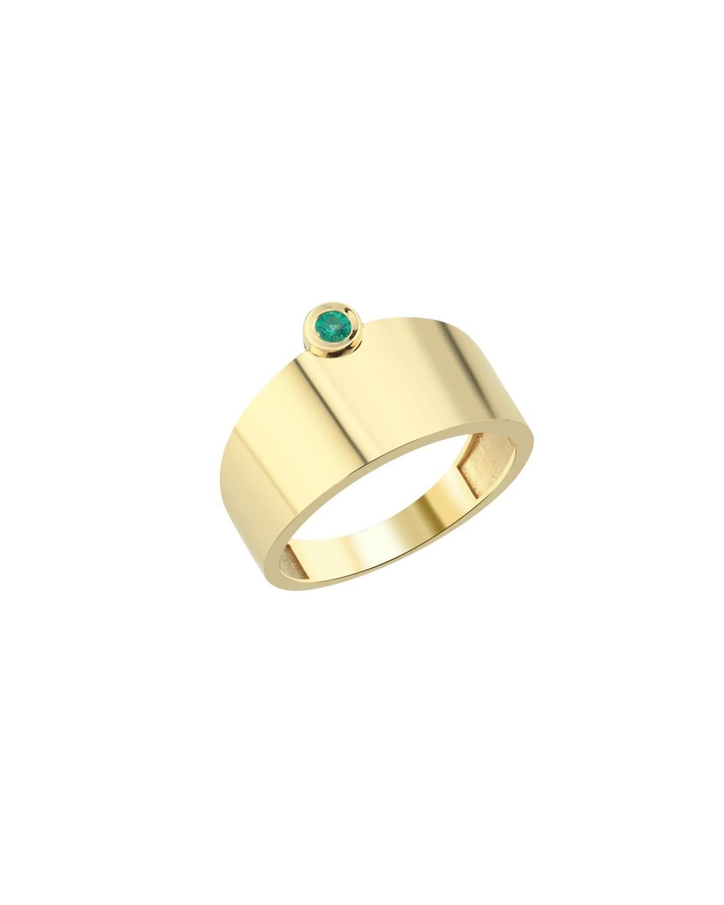 Dime Tribe Metallic Savorite Detailed Ring