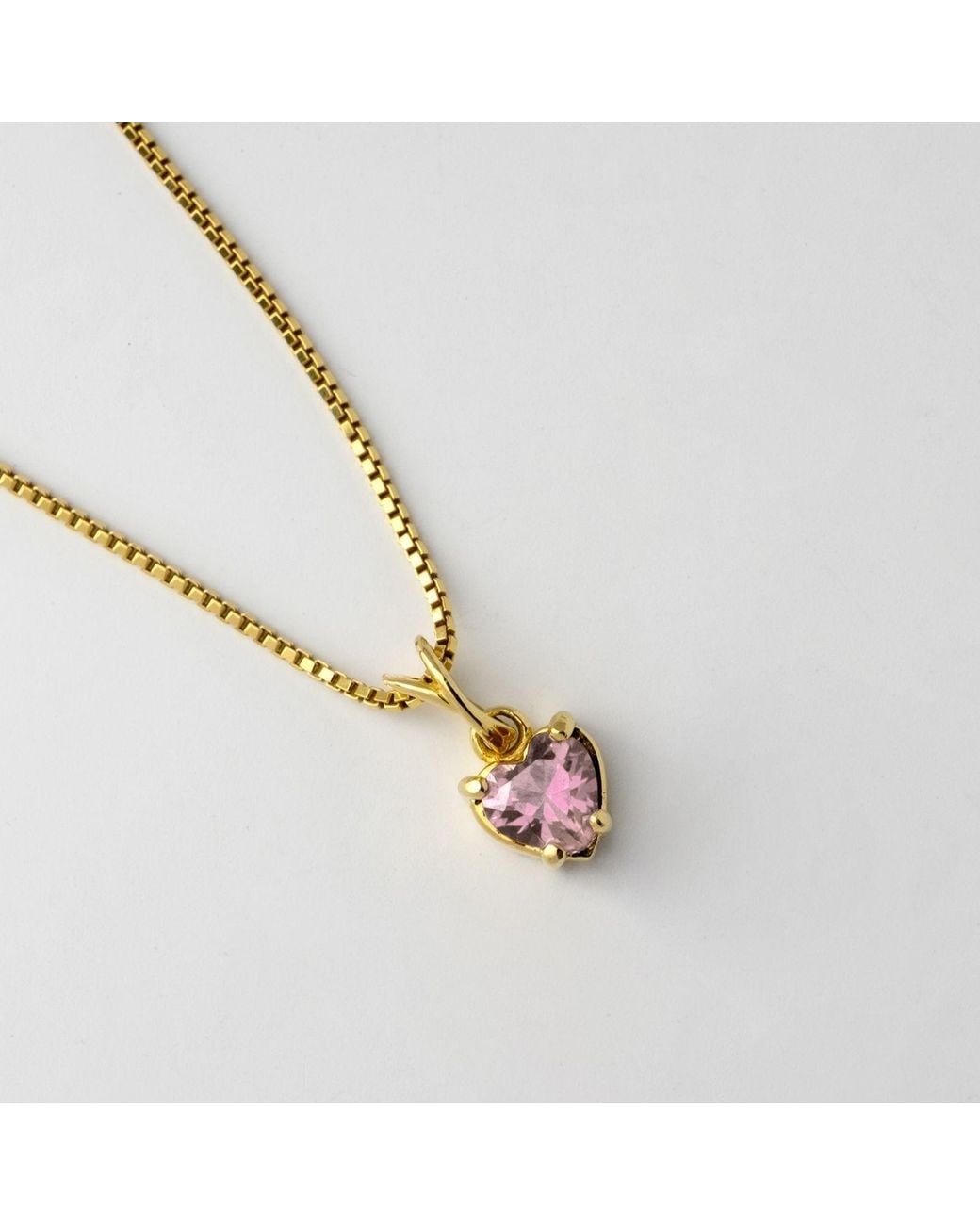 Belinda Jewelz Pink Tourmaline Heart Charm