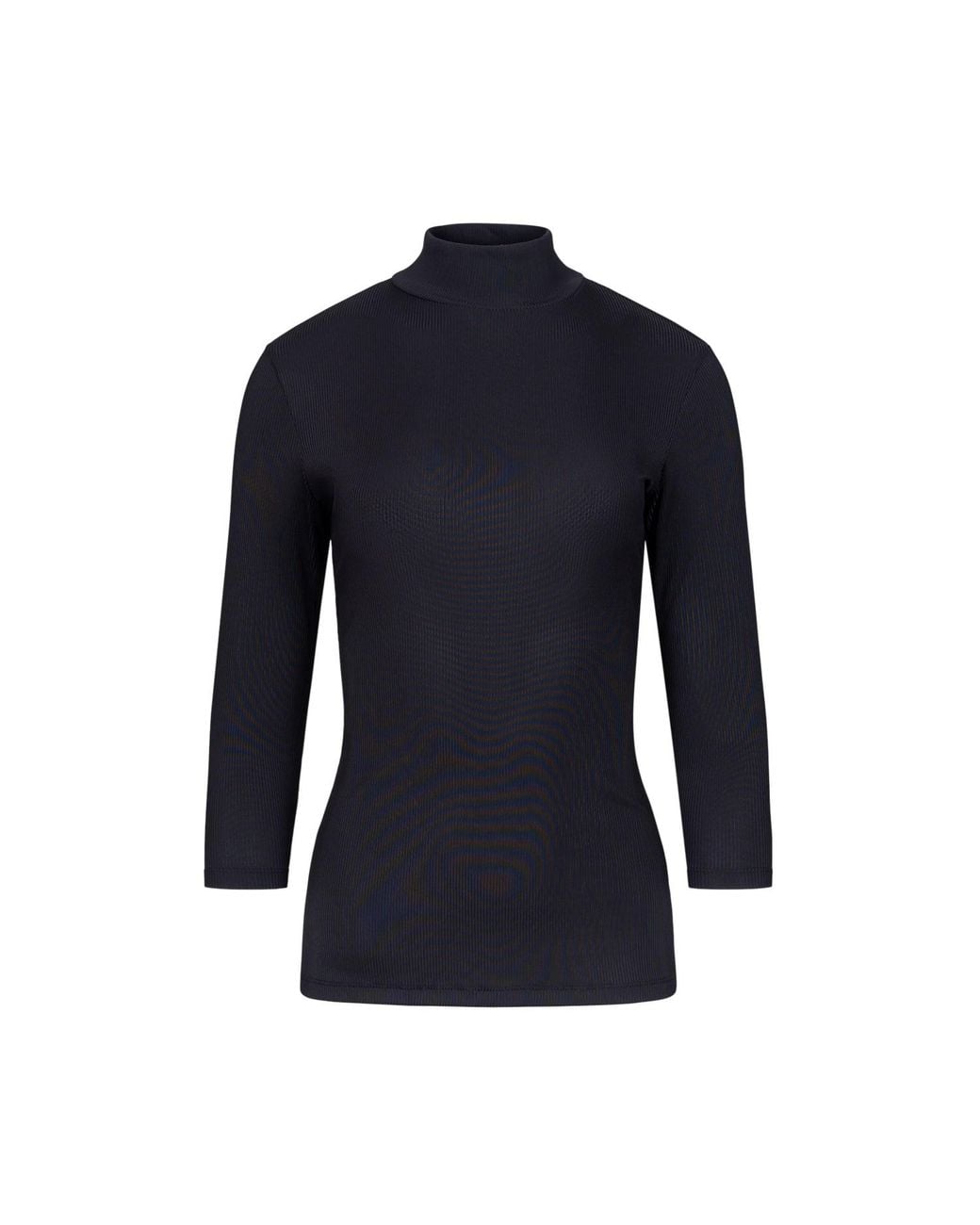 Oh!Zuza Blue Rib Rollneck Top