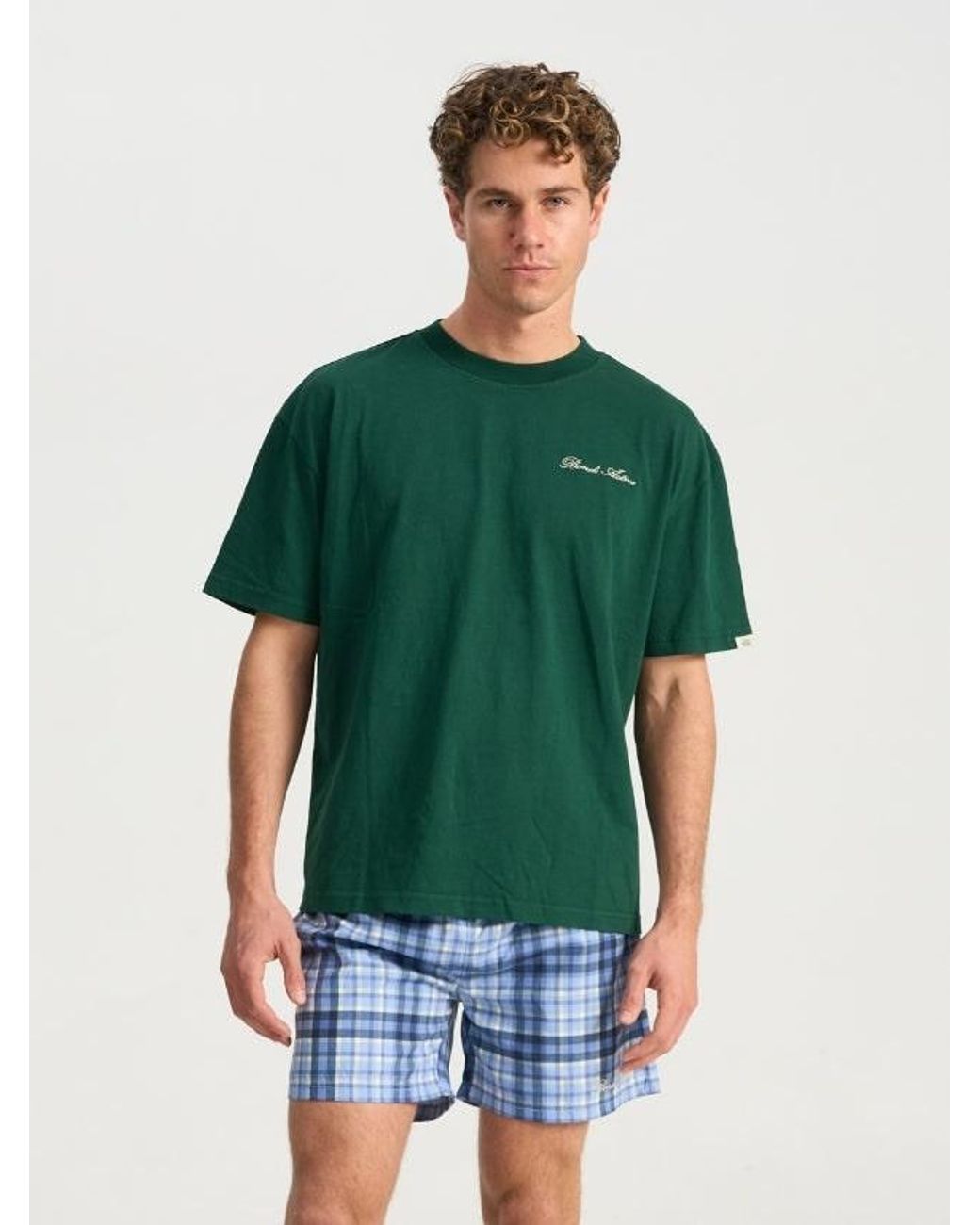 Bondi Active Green Cursive Tee for men