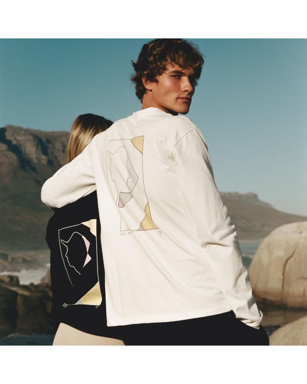 Sea_Washed White Neutrals Sw X Tjw Classic Long Sleeve, Trompe Surf for men