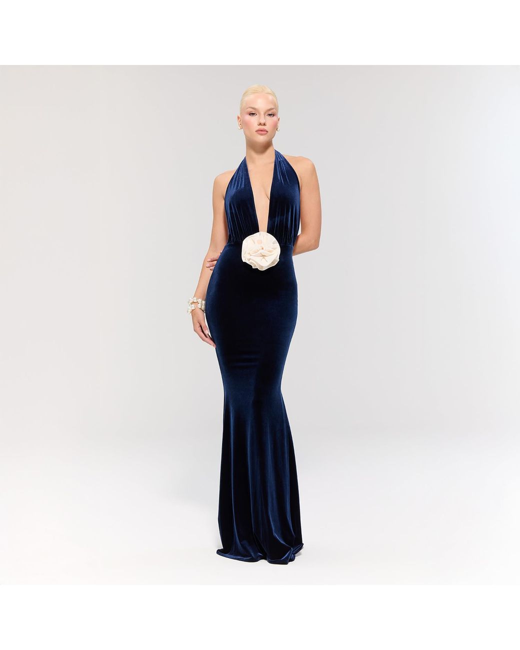 Nur Karaata Blue Alhambra Gown