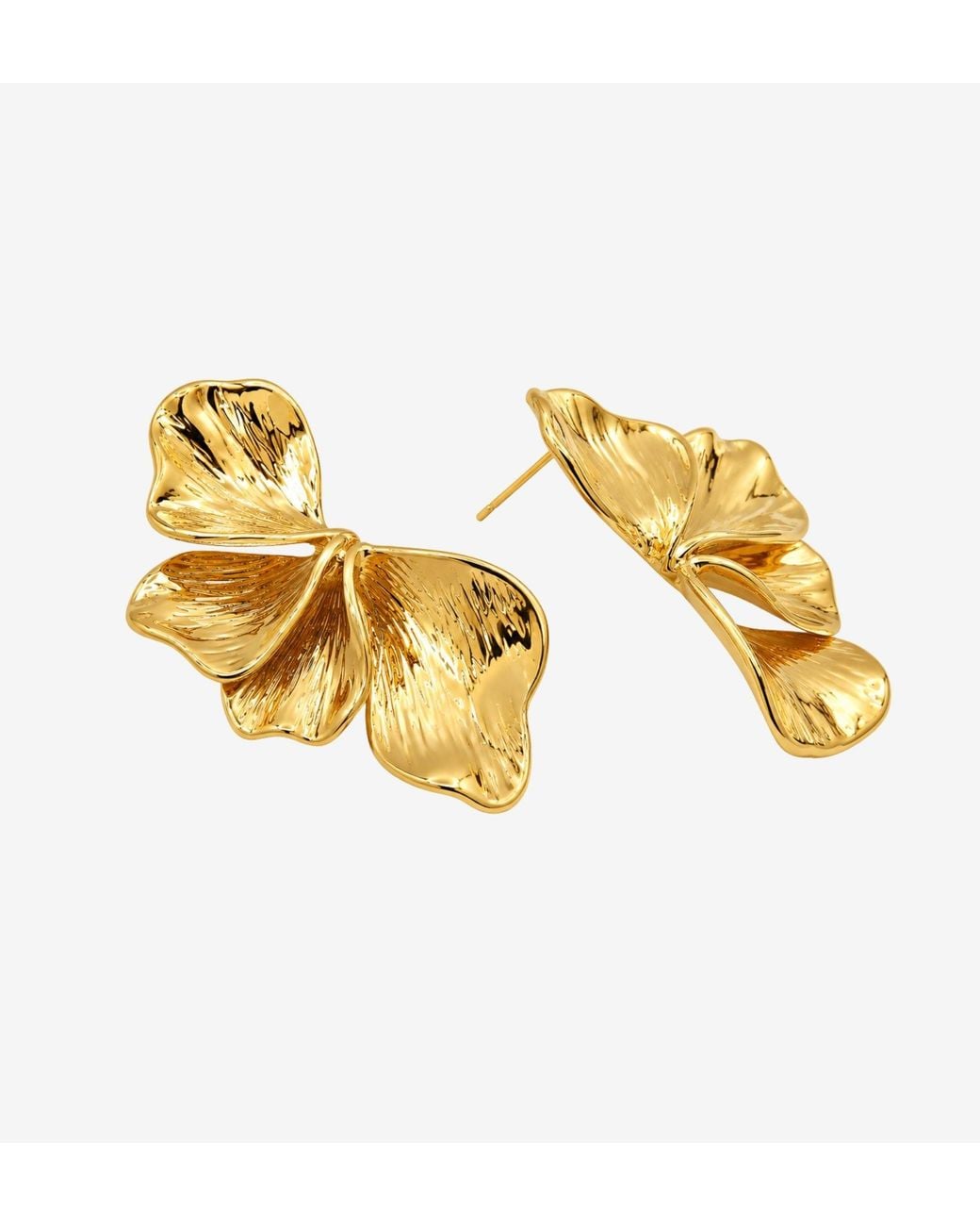 Uchi and Soto Metallic Kin Sculptural Statement Earrings