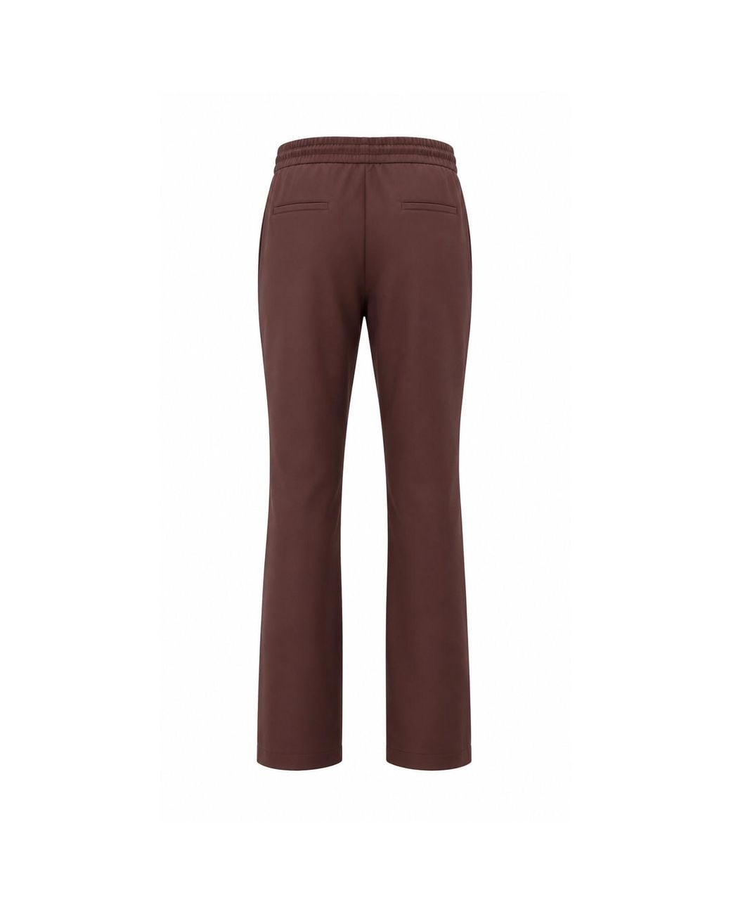 DAVID WEJ Brown Ashford Relaxed Loose Fit Drawstring Trouser for men