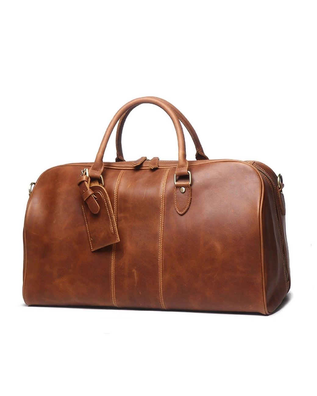 Touri Black Classic Duffle With Luggage Tag for men