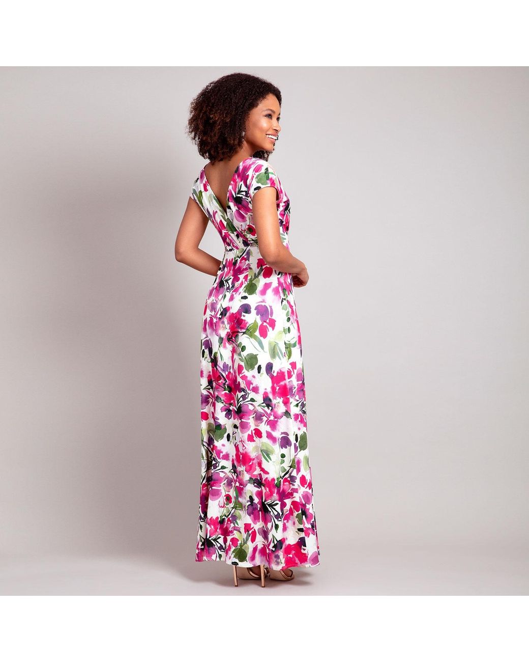 Alie Street London Purple Sophia Maxi Dress