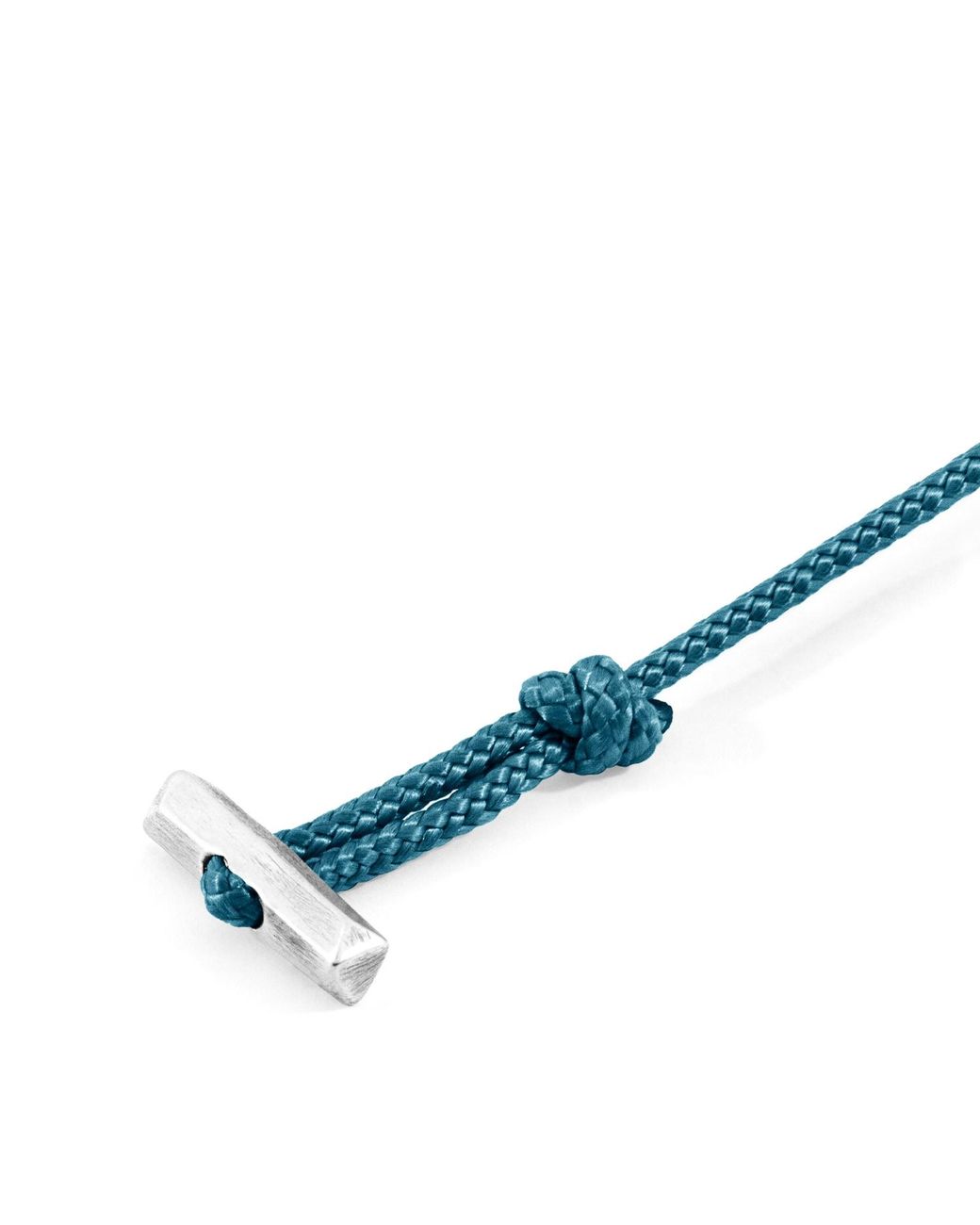 Anchor and Crew Blue Ocean Oxford & Rope Bracelet for men