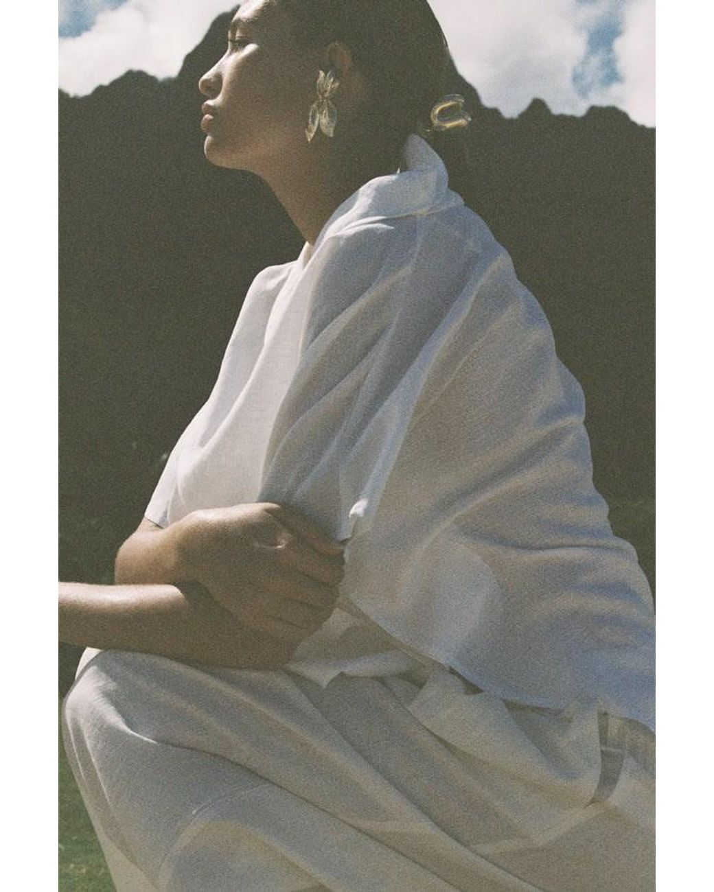 MARICEL White Neutrals Cristina Tunic