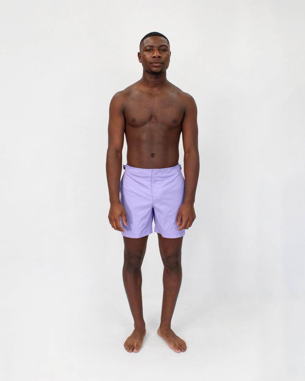 Lords of Harlech Purple Pool Oxford Swim Short for men