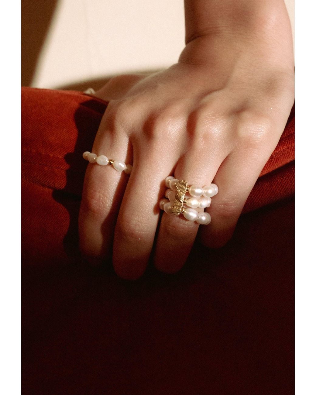 Lavani Jewels White Hikari Pearl Ring