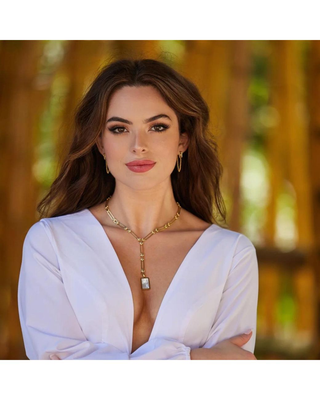 Adriana Pappas Designs Natural Luna Lariat