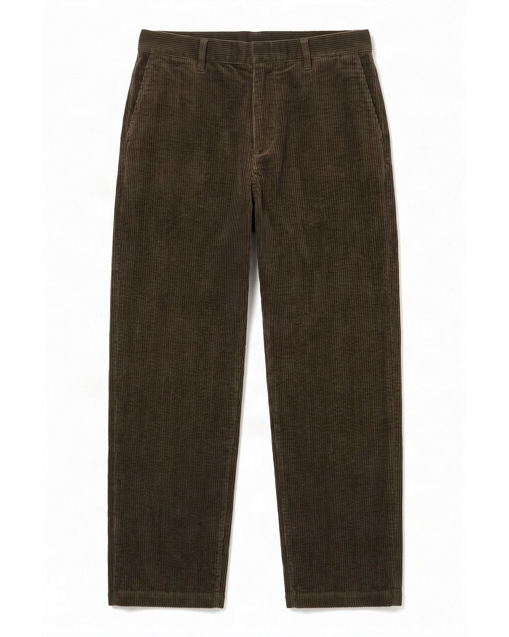 Komodo Green Wayne Organic Cotton Cord Trousers for men