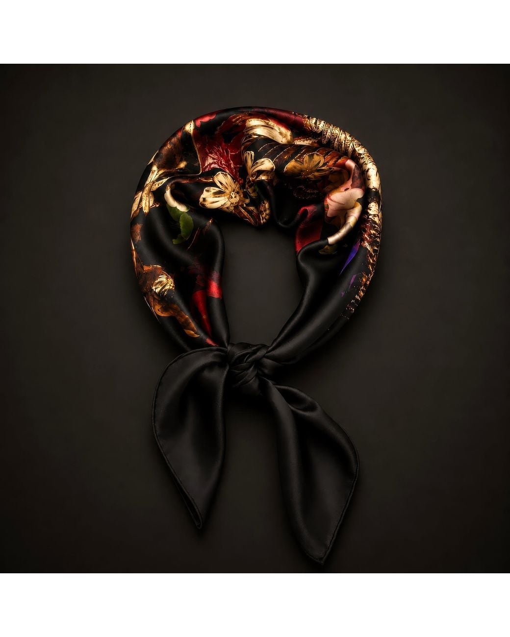 Garyjamesmcqueen Black The Vanitas Foulard