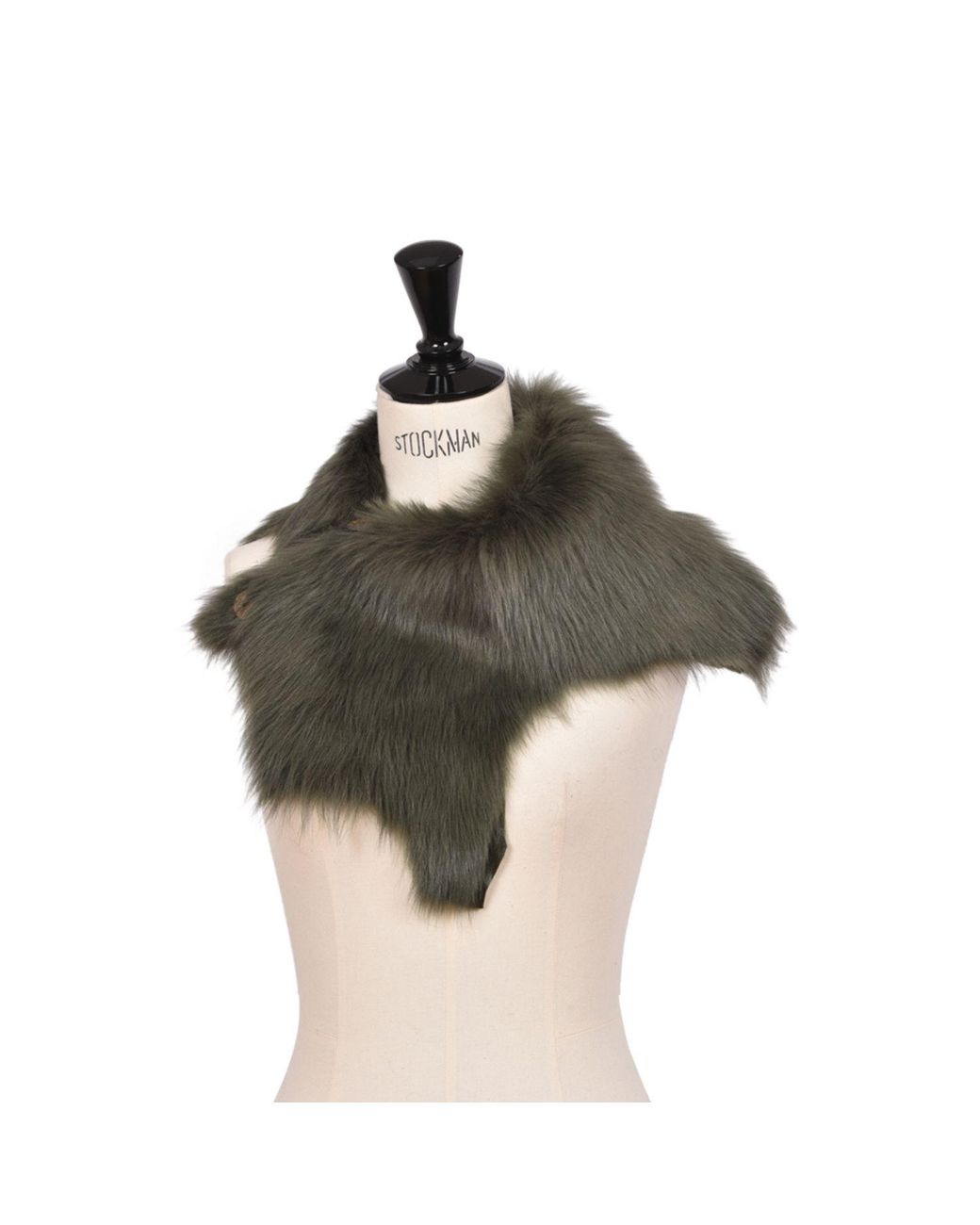 Owen Barry Green Sheepskin Shrug Scarf Ailsa Wrap